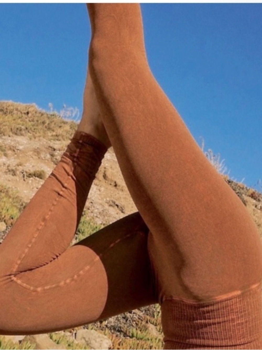lululemon athletica Rust Brown High-Rise Leggings